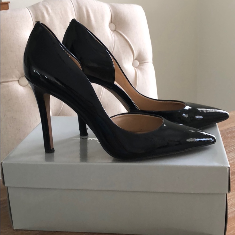Jessica Simpson Claudette Black Patent Leather